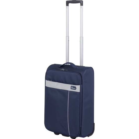 Go Explore Lightweight Small 2 Wheel Suitcase - Navy