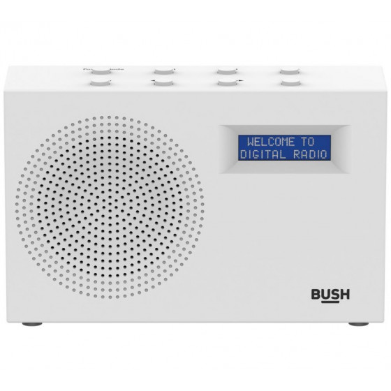 Bush Compact DAB/FM Radio – White