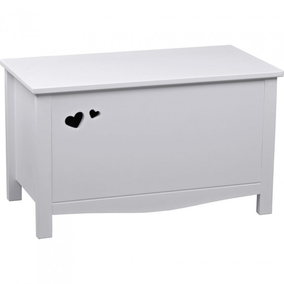 Mia Toy Box - White (Slight Dent On Lid)