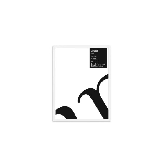 Habitat Ontario Matte Finish Picture Frame - White - 53x43cm