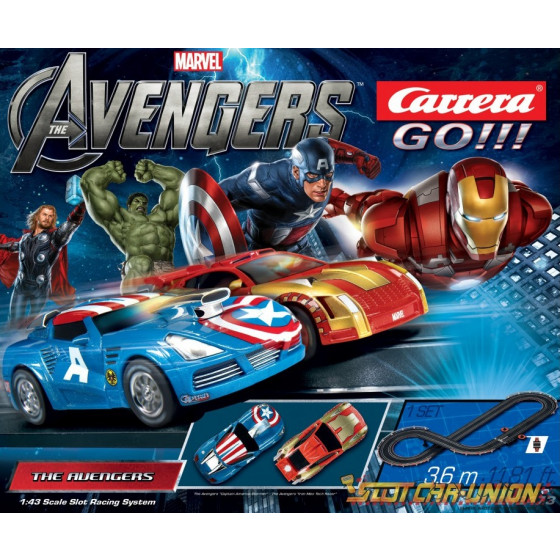 Carrera Go Avengers Track Set (No Extra Braids)