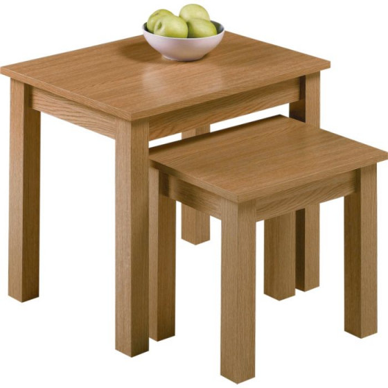 Nest of Tables - Oak Effect
