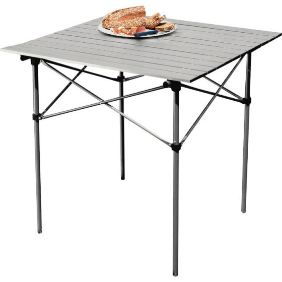 Folding Camping Table with Slatted Top
