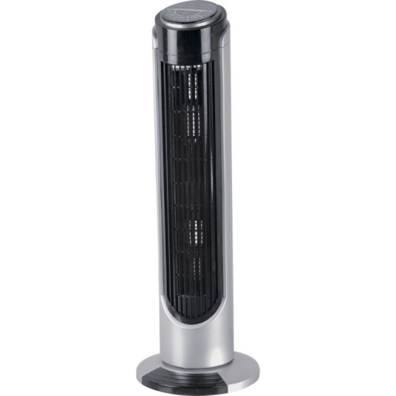 Challenge Silver Oscillating Tower Fan (No Remote Control & No Instructions)