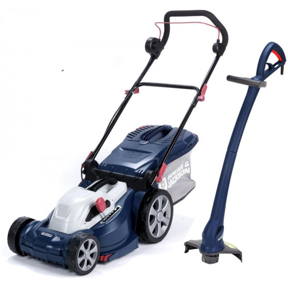 Spear & Jackson 1400W 36cm Corded Lawnmower & Trimmer