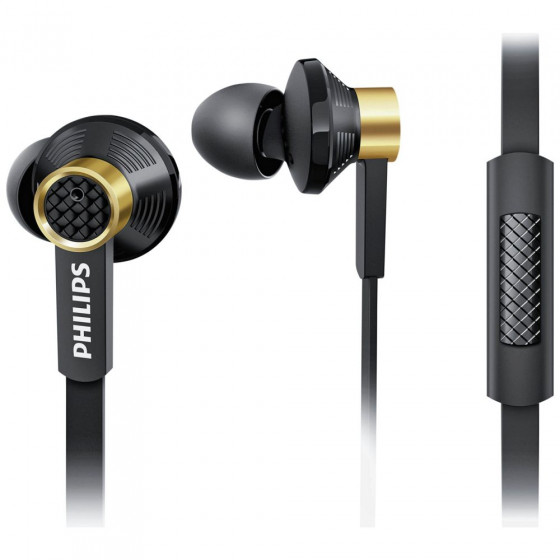 Philips TX2 In-Ear Headphones - Black/Gold