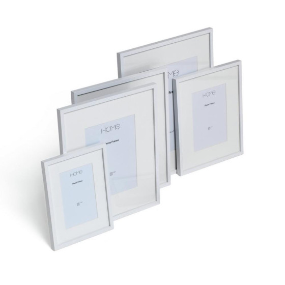 Home Set Of 5 Gallery Frame Pack - White (No 5 x 7in Frame)