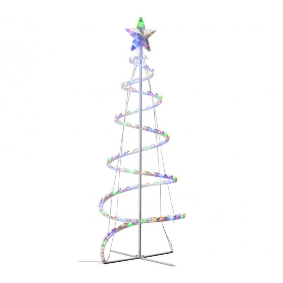 Home 3.5ft 100 LED Spiral Tree - White