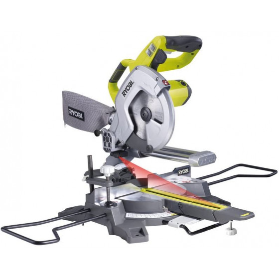 Ryobi EMS216L 216mm Compact Sliding Mitre Saw - 1200w