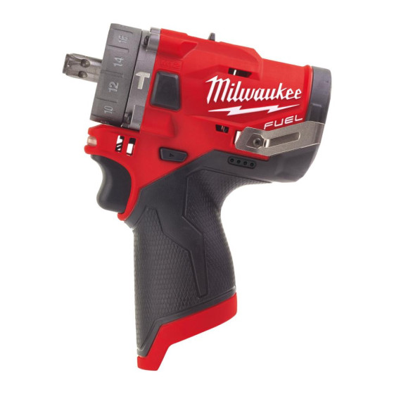 Milwaukee M12FPDX-0 12v 3 Removable Chucks Percussion Drill - Bare Tool