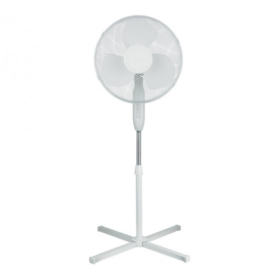 White Oscillating Pedestal Fan 16" - 40cm