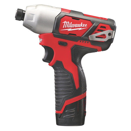 Milwaukee M12BID-202C 12v Compact Impact Driver With 2 Batteries