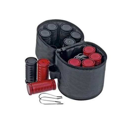 Nicky Clarke Classic Compact Rollers With Heat Ready Dot Indicator.