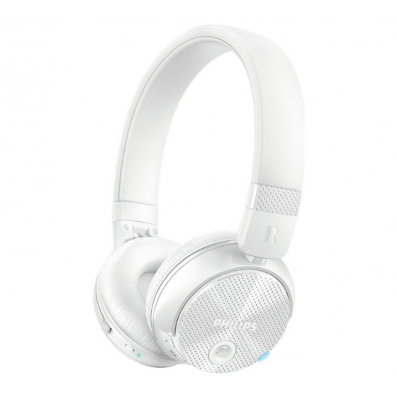 Philips SHB8750NC Wireless Noise Cancelling On-Ear Headphones - White