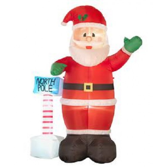 Home Inflatable Giant Santa (No Ropes & No Pegs)