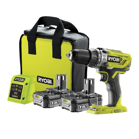 Ryobi R18PD3-215SK 18v ONE+ Cordless Percussion Combi Drill (No Bits)