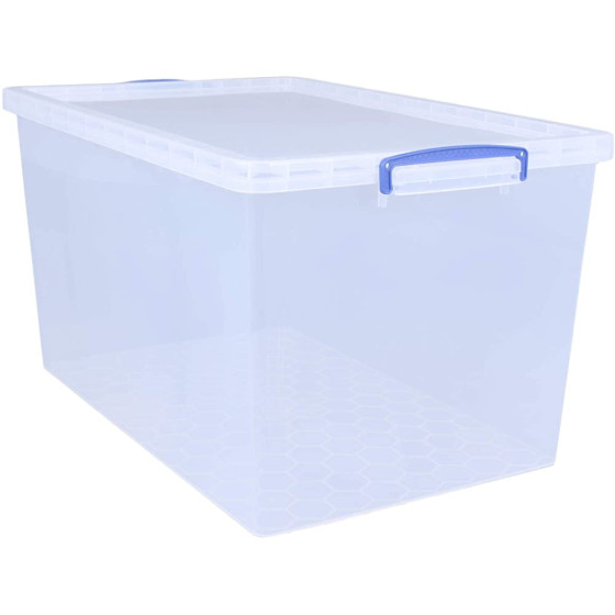 Really Useful 83 Litre Clear Plastic Box