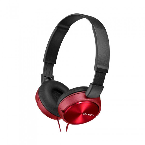 Sony ZX310 On-Ear Headphones - Red