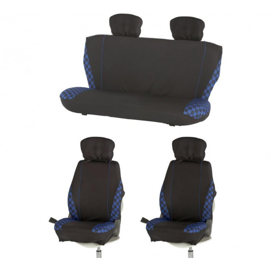 Streetwize Check Car Seat Covers - Blue