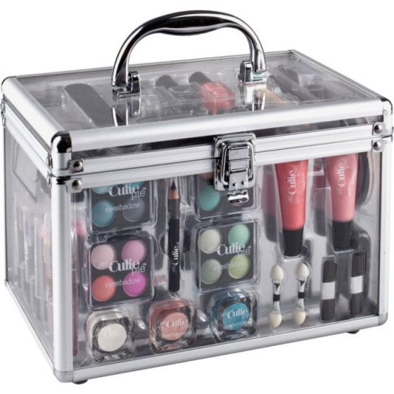 Miss Cutie Clear Vintage Beauty Carry Case