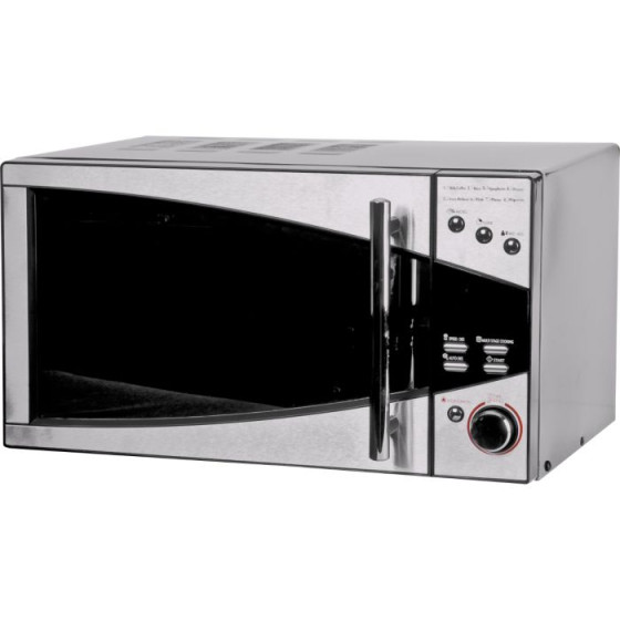 De'Longhi Black P80D20EL Easi-Tronic Solo Microwave 800w- Stainless Steel