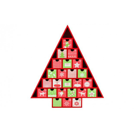 Collection Wooden Tree Advent Calendar