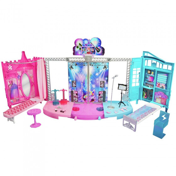 Barbie Rock-n-Royals Transforming Stage Playset