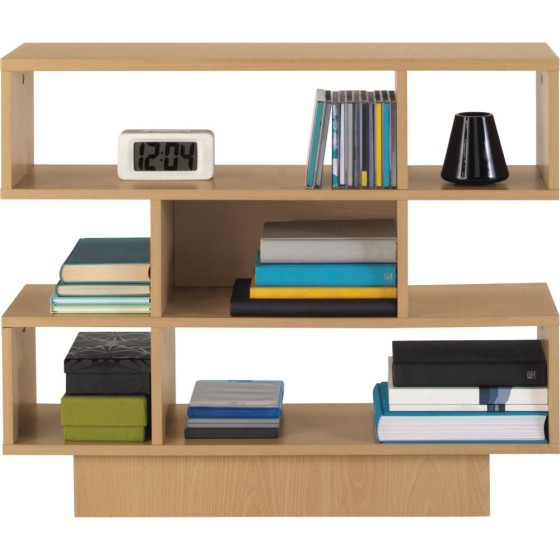 Cubes Shelving Unit - Beech Effect (Damage To One Corner)