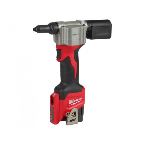 Milwaukee M12BPRT-201X 12v Li-Ion Pop Rivet Gun (1 Rivet Adaptor Missing)