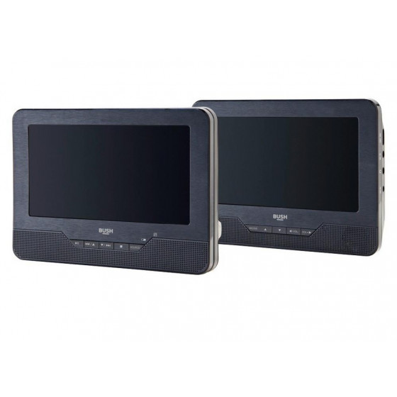 Bush 7 Inch Dual Screen In Car DVD Player (No In-Car Brackets)