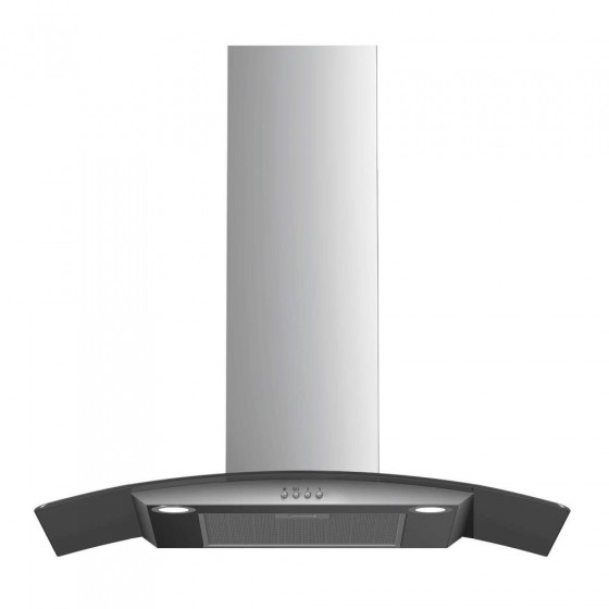 Beko HCG61320X 60cm 3 Speeds Curved Glass Chimney Hood - Stainless Steel