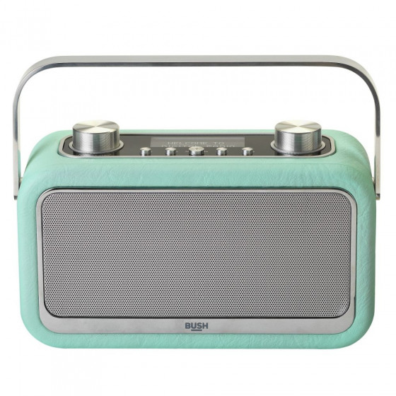 Bush Leather Look DAB Radio - Duck Egg