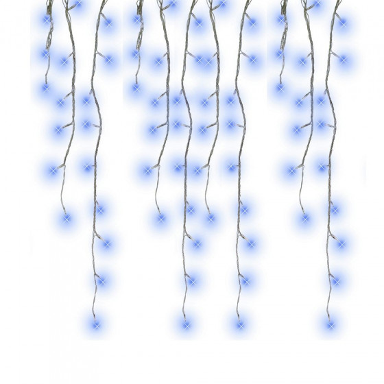 The Christmas Workshop 960 LED Snowing Effect Icicle Lights - Blue