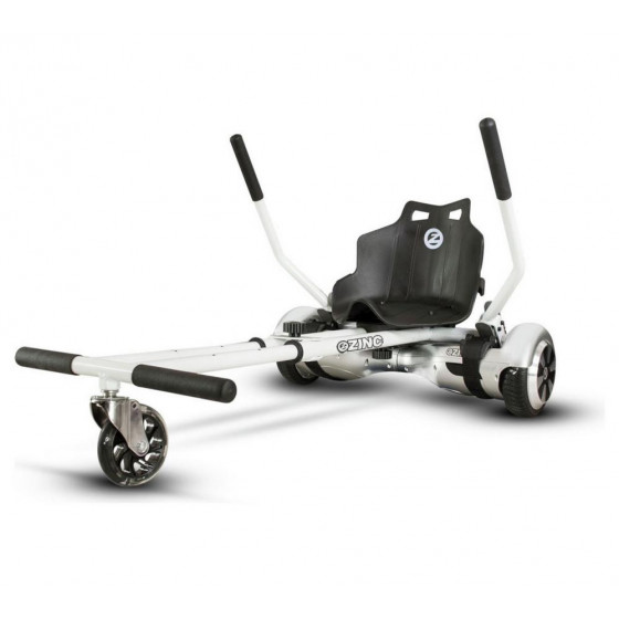 Zinc Smart Kart - White & Black (No Plastic Wedges)