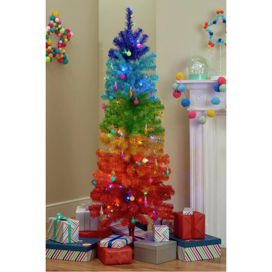 Habitat 5ft Rainbow Christmas Tree