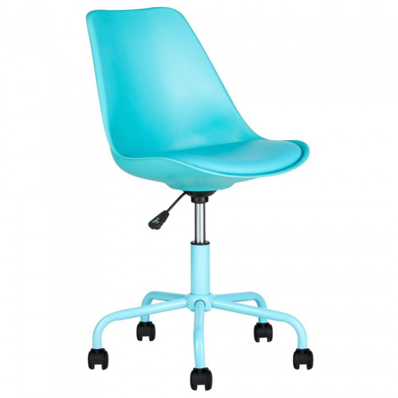Brady Mid Back Height Adjustable Office Chair - Blue