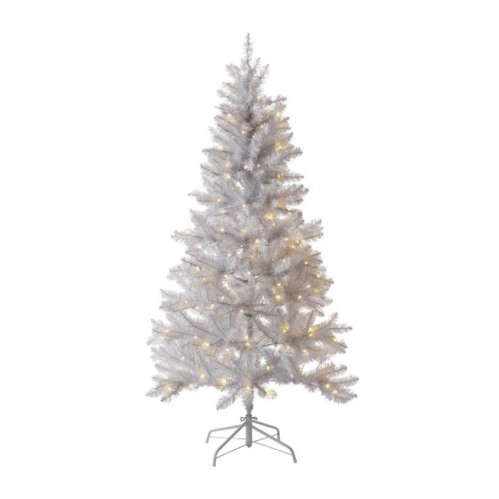 Home 6ft Pre-Lit Christmas Tree - White