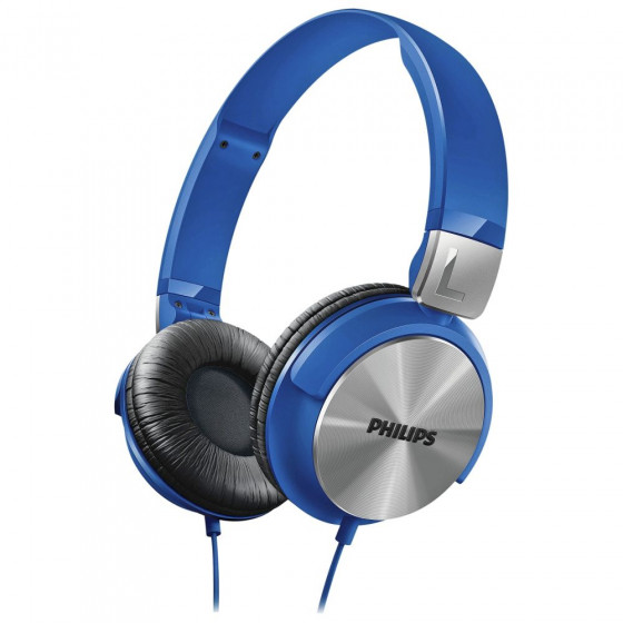 Philips SHL3160 DJ Style On-Ear Heaphones - Blue