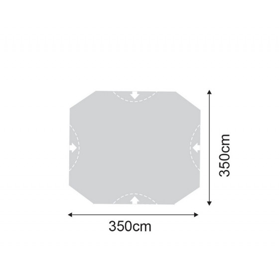 Replacement Ground Sheet For Trespass Camping Event Shelter - 4833369