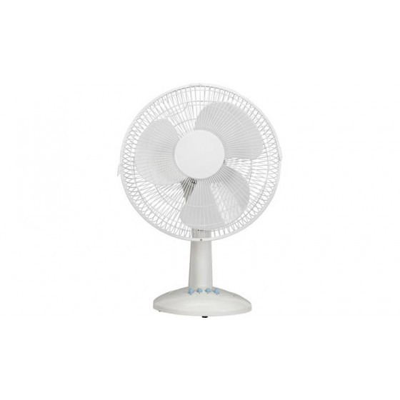 Challenge White Desk Fan - 12 Inch (No Grill Screw)