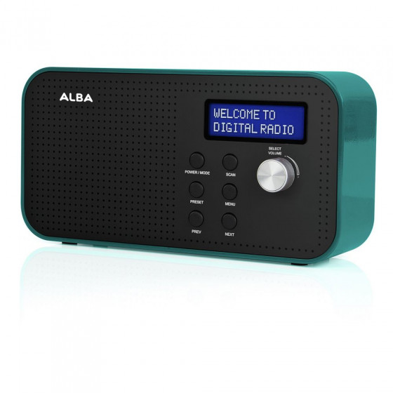 Alba Mono DAB Radio - Teal