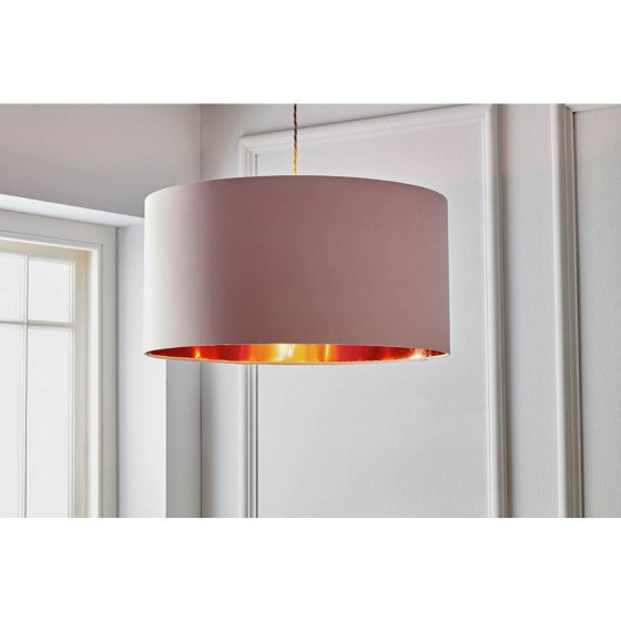 Home Oversized Metallic Shade - Copper & Pink