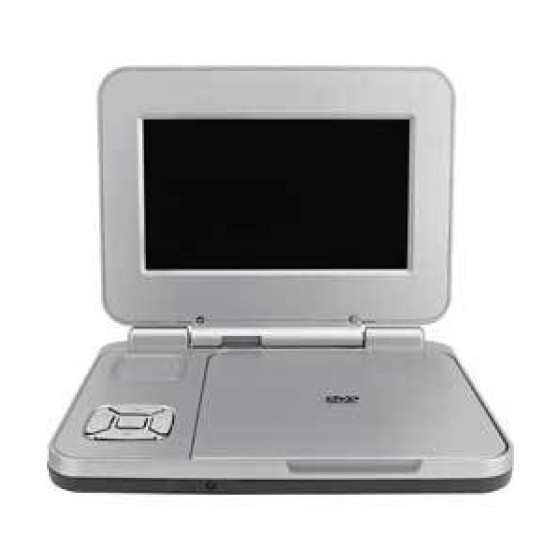 Argos Value Range 7 Inch Portable Silver DVD Player with Remote