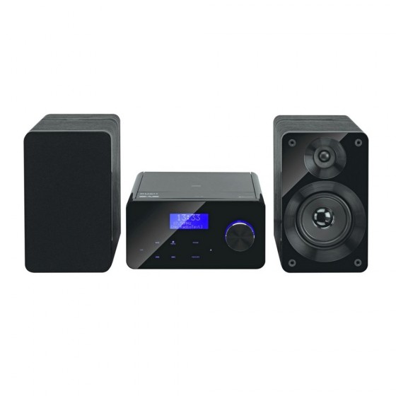 Bush Gloss Micro Hi-Fi - Black (No Remote Control)