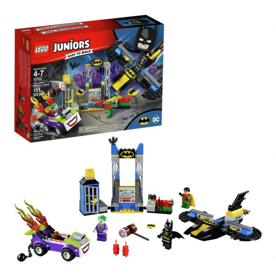 Lego Juniors The Joker Batcave Attack Batman Toy - 10753