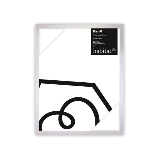 Habitat 50 x 70cm Bacall Picture Frame - Gloss White