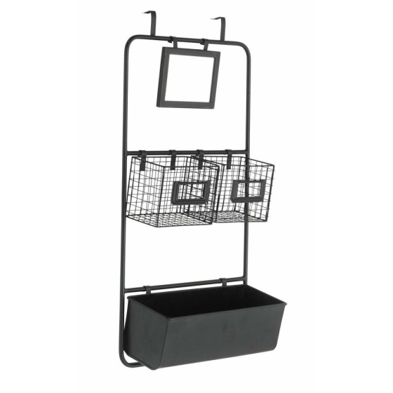 Home Overdoor Storage Set - Matt Black