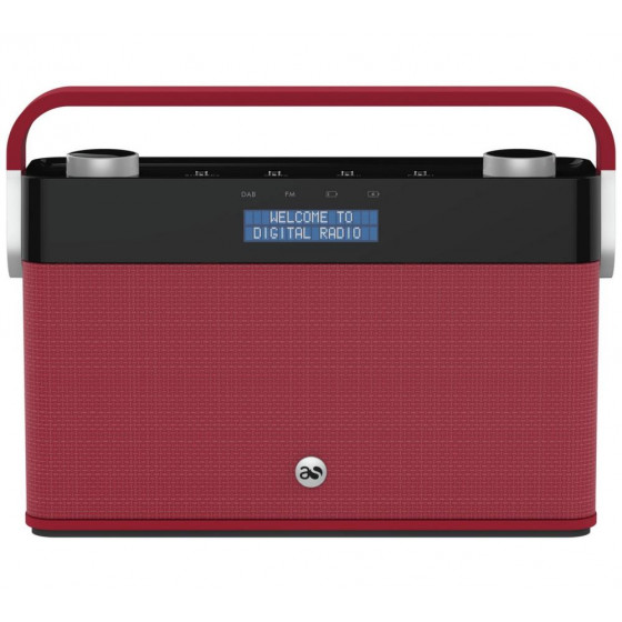Acoustic Solutions DAB & FM Radio - Red
