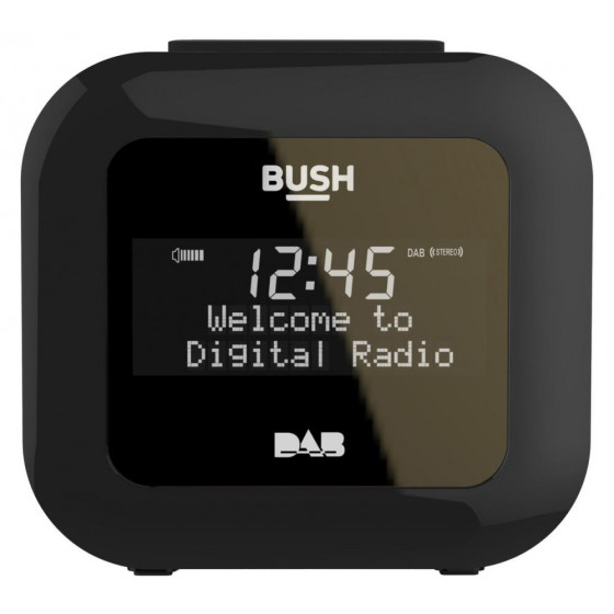 Bush USB DAB Clock Radio - Black