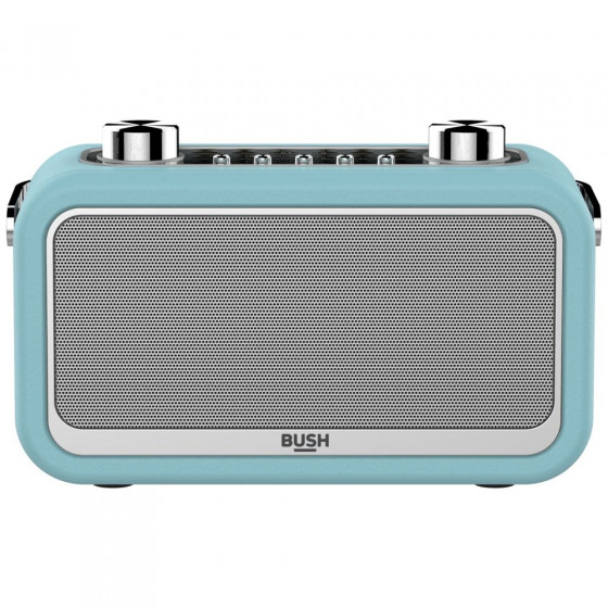 Bush Leather Look Bluetooth DAB Radio - Duck Egg